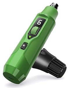 4 x YABIFE 7-Speed Pet Nail Grinder with Light – Heavy Duty, Whisper Quiet Nail Trimmer for Dogs, Cats, Birds & Small Animals – Single-Handed Operation