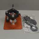 3-1/2" Router Lift System, Precision Router Table Lift for 3-1/2" Diameter Motor, 9-1/4'' x 11-3/4'' Plate 5-Piece Insert Ring Kit Compatible with Bosch, Kreg, Skil, Porter, DeWalt, Craftsman, Ridgid