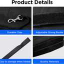 Rear Bumper Protector, 38 X 25 Inch Bumper Guards for Cars Foldable Universal Bumper Guard for Preventing Bumper of SUVs, Trucks and Vans from Scratches While Unloading and Loading