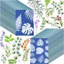 Engrowtic 120 Sheets Cyanotype Paper High Sensitive Sun Print Paper Bulk