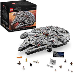 LEGO Star Wars Millennium Falcon - Building Set for Adults, Ages 16+ - Gift for Birthday - Movie Collectible Model Kit - Display in Home or Office - 75192