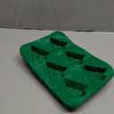 Christmas Tree Silicone Molds 2PCS for Soap Chocolate Candy Cake Cocoa Bomb Bath Bomb Ice Candle Food, 3D Xmas Themed Treat Baking & Freezing Tray BPA Free Food Grade Holiday Moulds, Green