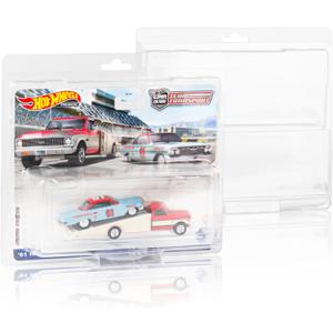 12 Pack Protector Cases Compatible with Hot Wheels Team Transport 0.7mm Thick PET Clear Clamshell Display & Storage Blister Protective Covers (12)