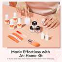 Modelones Dip Powder Nail Kit Starter Set, 4 Colors 19pcs Dip Powder Liquid Set White Nail Nude Pink Dipping Powder Set with Top & Base Coat/Activator/Powder Brush/Recycling Tray for Nails Manicure