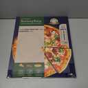 Pizza Pan - 14 Inch Nonstick Pizza Pan for Oven with Widen Handles for Cooking, Baking, and Grilling - Durable, Even Heating, Long-Lasting Kitchen Cookware (1, Black)