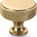 Amerdeco 10 Pack Champagne Bronze Knurled Cabinet Knobs Kitchen Cabinet Handles for Drawer, Cupboard and Wardrobe ZH0036