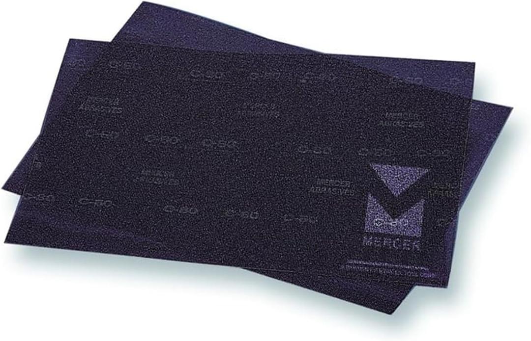 Mercer Industries 449128080 12" x 18" Floor Sanding Screen Sheets, 80 Grit (10 pack)