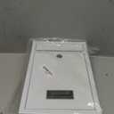 DEAYOU Mailbox with Key Lock, Steel Cover Metal Dropbox for Envelope, Letter, Home, Office Business, White