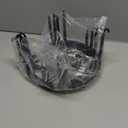 yosager 4 Pack Metal Plant Stands for Flower Pot, Heavy Duty Black Iron Potted Stand Holder, Indoor Outdoor Rustproof Metal Planter Container Round Supports Display Rack for Home & Garden Decor