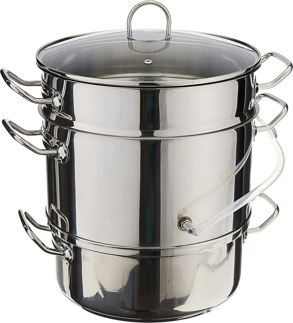 Norpro 619 Stainless Steel Steamer/Juicer