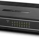 TP-Link 16 Port 10/100Mbps Fast Ethernet Switch , Desktop or Wall-Mounting , Plastic Case Ethernet Splitter , Unshielded Network Switch , Plug and Play , Fanless Quiet , Unmanaged (TL-SF1016D)