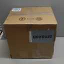 2 Pack of 6 Inch 3 Ring Binder with Locking Angle D Rings, Professional Heavy Duty Large Storage Binder with Pockets, Fits 8.5 x 11 Inch Sheets, Non-Stick Clear View Cover, Customizable, White