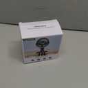 Mini Portable Stroller Fan for Travel,360 Rotation,4-Speed LED Night Light Clip on Fans Operated by Rechargeable Battery, Baby Essentials for Car Seat Beach Bed Golf Cart (Black)