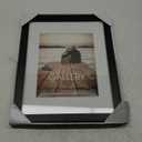 Malden International Designs Black Manhattan 8x10/11x14 Bevel Matted Photo Frame