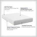 AllerEase Maximum Waterproof Allergy Zippered Mattress Protector, Queen