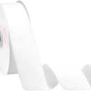 VATIN White Velvet Ribbon 1-1/2" White Premium Plush Velvet Woven Edge Ribbon for Christmas Tree,Gift Wrapping,Flower Bouquet,Wreath Decorations,Bow Making- 25 Yards