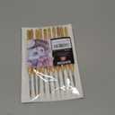 Miniature Paint Brushes, 10PC Fine Detail Paint Brush Set, Small Painting Brushes for Art, Crafts, Acrylic, Watercolor, Oil, Model, Face, Paint by Number, Figurine-Wood