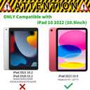 Case for iPad (A16) 11th Generation 11 Inch (2025), for iPad 10th Generation Case 10.9 Inch (2022),Slim Shockproof Shell PU Leather Stand Cover w/Auto Sleep Wake-I can do All Things Through Christ