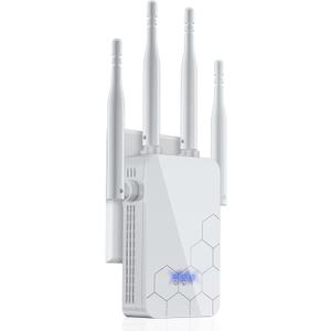 2026 WiFi Extender Internet Booster, 10000 Sq.ft Long Range Repeater Wireless Routers Amplifier, Mesh Wi-Fi 80% Faster | Broader Than Ever, Support More Network Devices at Home, 1-Tap Setup