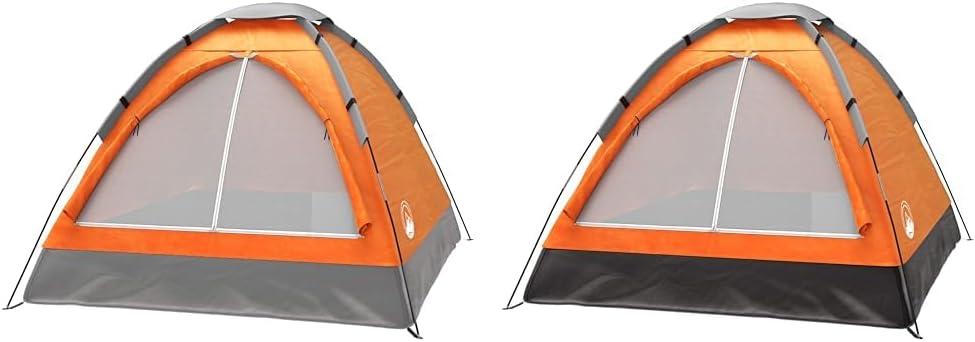 2-Person Dome Tent Bundle with Rain Fly & Carry Bag - Easy Set Up Great for Camping, Backpacking, Hiking & Outdoor Music Festivals by Wakeman Outdoors