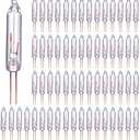 Mudder 100 Pcs Mini Christmas 2.5 Volt Replacement Light Bulbs for Christmas Trees Decorative Light Supplies Indoor Outdoor Xmas Decor, 0.17 Ampere, 0.42 Watt (Clear)