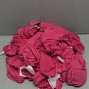 Peomeise Stretch Spandex Chair Cover for Wedding Party Dining Banquet Event (Fuchsia, 12)