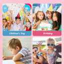 TECJOE 2 Pack LCD Writing Tablet, 8.5 Inch Colorful Doodle Board Drawing Tablet for Kids, Kids Travel Games Activity Learning Toys Birthday Gifts for 3 4 5 6 Year Old Boys and Girls Toddlers (Purple Pink)