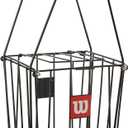 Wilson Unisex Adult Ball Pick Up Basket Tennis Ball Collection Pick-Up Basket, 75 Tennis Balls Capacity, NS