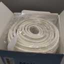 Malier Christmas Tree Collar, 36 Knit Xmas Tree Collar, Christmas Tree Collars for Artificial Trees, 11" Extra Tall Tree Stand Base Cover Ring Skirt for 8 ft 11 ft Tree (White, 11''H  36" W)