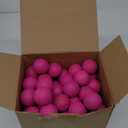Yilloog 120 Pack Foam Golf Practice Balls Bulk, Soft Foam Balls for Golf Practice, Realistic Feel and Limited Flight Training for Indoor or Outdoor Party (Pink)