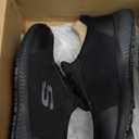 Skechers Women's Squad Sr Food Service Shoe, Black, Size 7