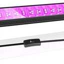 Upgraded 42W LED Black Light Bar, Blacklight Flood Light with Plug+Switch+5.9ft Cord, Light Up 24x24ft Area, for Halloween Glow Party Bedroom Game Room Body Paint Stage Lighting