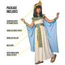 Morph Cleopatra Costume Kids, Egyptian Costume Kids, Cleopatra Costumes for Girls, Halloween Costumes for Girls (Large)