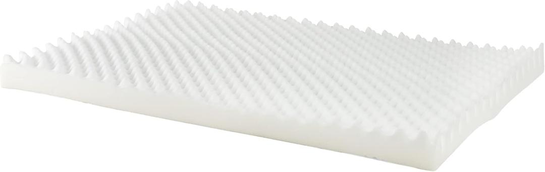 White Mattress Topper, 1 x 74 Long x 40 Wide