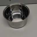 Acellegic 304 Stainless Steel Rice Cooker Inner Pot, Inner Bowl, Non-stick Replacement Pot, Durable & Universal Fit for Multi-cookers, Even Heating for Delicious Rice (1.6 L) (1.7 Quarts)