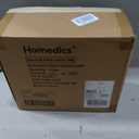 Homedics Bubble Mate Foot Spa, Toe Touch Controlled Foot Bath with Invigorating Bubbles and Splash Proof, Raised Massage Nodes and Removable Pumice Stone