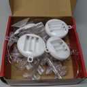 [Timer] Christmas Window Decorations, 3 PCS Snowflake Christmas Window Lights with Suction Cup, Battery Operated Snowflake Lights Xmas Decorations Indoor Outdoor Fireplace Home Party Decor-Multicolor