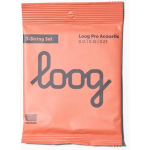 Loog Guitar Strings (Silver, Pro Acoustic Guitar)