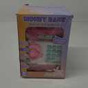 Refasy Piggy Bank Cash Coin Can ATM Bank Electronic Coin Money Bank for Kids Age 3-12, Money Savings Box Mini ATM Coin Bank Toys Gifts for 3 4 5 6 7 8 9 10 11 12 Year Old Boys Girls (Pink)