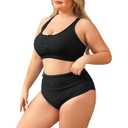Swimsuit, M, Black, No Brand