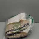 KAKAMAY Large Blanket Basket (20"x13"),Woven Baskets for storage Baby Laundry Hamper, Cotton Rope Blanket Basket for Living Room, Laundry, Nursery, Pillows, Baby Toy chest (White/Brown)