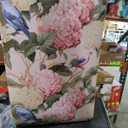 VEELIKE Pink Hydrangea Floral Wallpaper with Birds Peel and Stick Chinoiserie Wallpaper for Bedroom Bathroom 17.7''x118'' Self Adhesive Removable Bird Wall Paper Pink Contact Paper for Walls Cabinets