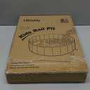 Large Ball Pit for Toddlers - 44 in Baby Ball Pit with Pop-Up Playmat, Foldable Kids Ball Pool, Dog Play Pit, Indoor and Outdoor Use, Hold Over 1000 Balls, Balls Not Include (Beige)