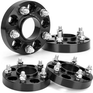 KSP 5X4.5 Compass Wheel Spacer, 1"(25mm) Tire Spacers Compatible with Je/ep Patriot Ford Fusion Escape 5 Lug Wheel, 5x114.3 to 5x114.3 with M12x1.5 Thread 67.1mm Hub Bore Forged Spacer fit Mazda CX-5