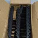 25 Pcs Black 2x6 Joist Hanger,LU26 18 Gauge Double Shear Face Mount Joist Hanger,Hurricane Ties for Rafters Tie Brackets Great for Floor Deck and Ceiling Joists