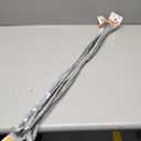 Kenney KN631/5 Strafford Spring Tension Rod, 28 inches to 48 inches, Black