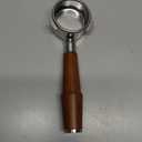 54mm Bottomless Portafilter Breville Compatible Rosewood Handle & Naked 18-21 Gram Filter Basket Included, Fits Barista Express, Pro, Touch, Bambino Plus, Infuser, Duo Temp Pro Impress