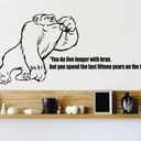 Design With Vinyl Wall Decal Ape You Do Live Longer with Bran But You Spend The Last Years On The Toilet Bedroom Stickers Room Decoration - Size: 12 Inch X 47 Inch (Black)