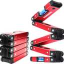 Prowin 28-Inch Multi-Function Foldable Level Tool, Magnetic Foldable Ruler with 45/90/180 Vials, Compact and Precise Angle Measuring Tool for Woodworking, Construction, DIY Projects Gifts for Men