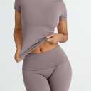 Trendy Queen 2 Piece Summer Cute Workout Sets Gym Short Set Pilates Yoga Outfits Going Out Spring Athletic Comfy Active Wear (M)